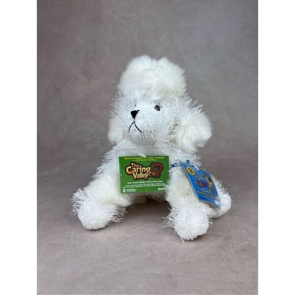 Webkinz The Caring Valley White Poodle Plush Dog Sealed Code - Picture 1 of 7